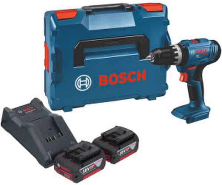 Bosch Akku-Schlagbohrschauber GSB 18V-25 Professional + 2 x Akku 4,0 Ah + Ladegerät + L-Boxx