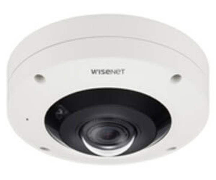 Hanwha XNF-9010RV Domkamera out.12MP PoE IR IK10 (3008 x 3008 Pixel) Netzwerkkamera Weiss