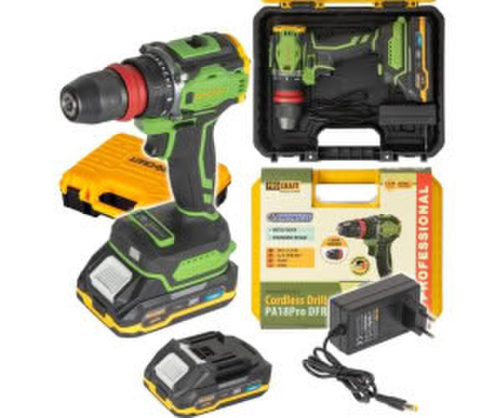 PROCRAFT PA18Pro DFR + 1x 1,5 Ah + Ladegerät + Koffer