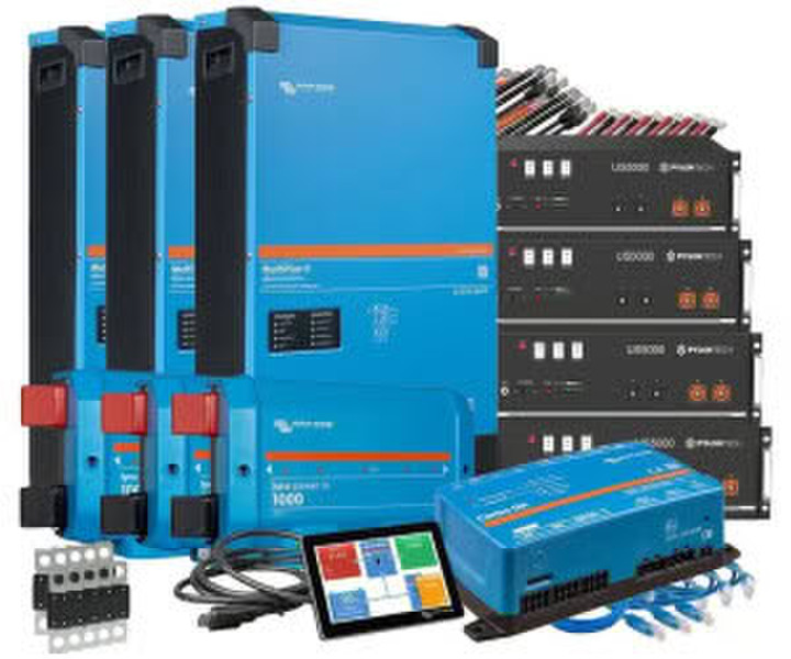 Offgridtec Backup-Kit 19,2kWh LiFePO4 Akku - Victron MultiPlus II 48/10000 Wechselrichter 1-Phasig (14590)