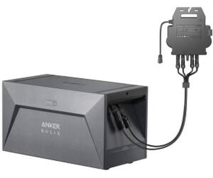 Anker SOLIX Solarbank E1600 mit MI80 Mikroinverter