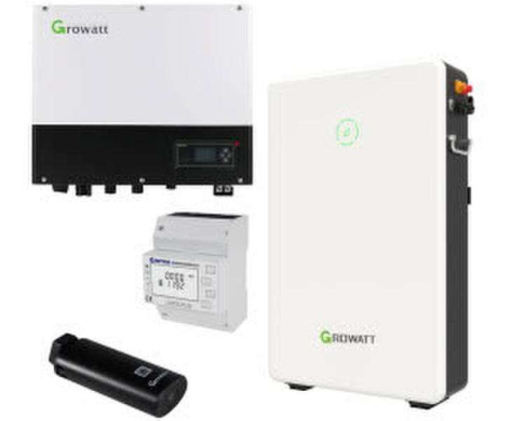 Growatt SPH4600 4,6kW Hybrid Wechselrichter mit 6.5kWh Solarspeicher-Set