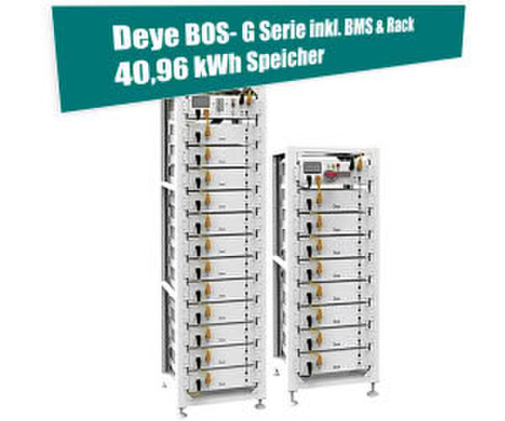 Deye BOS-G HV 40,96 kWh mit 3U-HRack