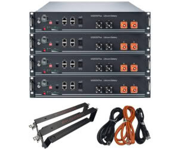 Pylontech 9,6 kWh Solarspeicher Lithium LiFePO4 inkl. Kabel, Halterung und BMS