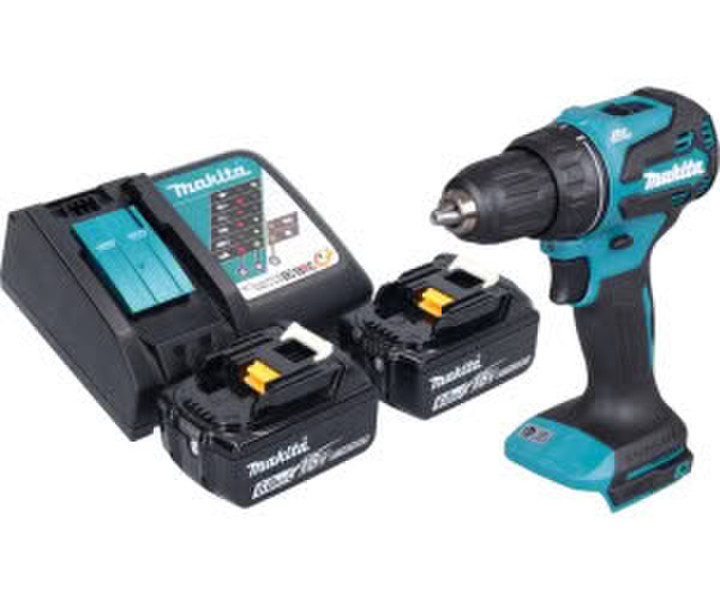 Makita Akku-Schlagbohrschrauber DDF490 + 2 x Akku 6,0 Ah + Ladegerät