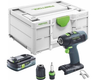 Festool T 18+3 Li-Basic 4,0 Ah Akku + Systainer 577051 ohne Ladegerät