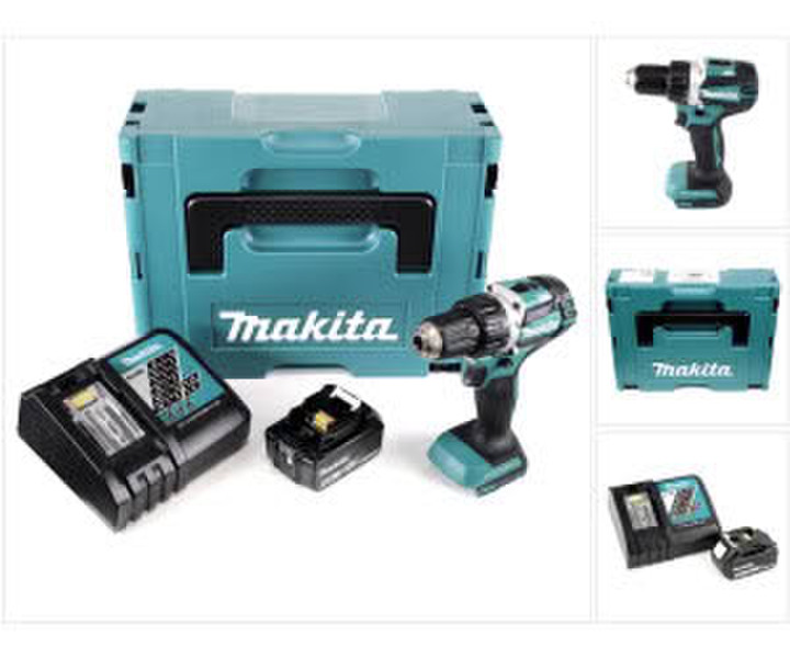 Makita DDF484RT1J (1 x 5,0 Ah + Schnellladegerät) im Makpac
