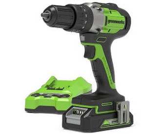 Greenworks GD24DD35 with battery 2 Ah and charger