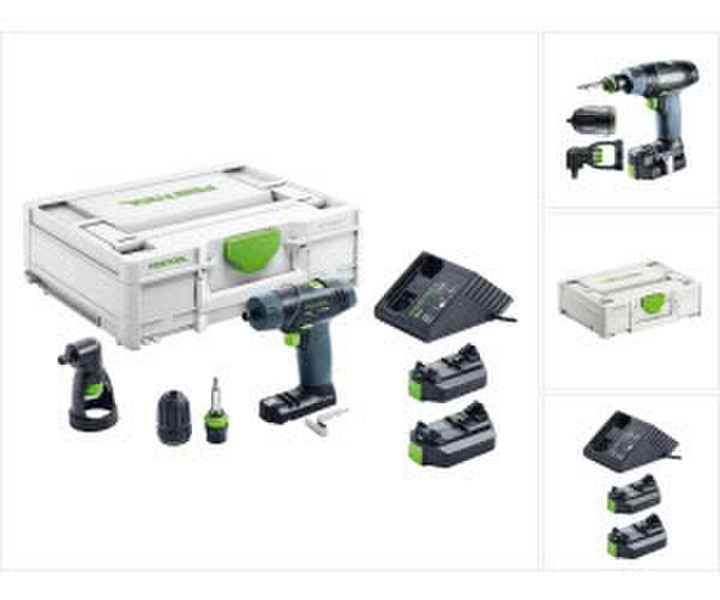 Festool TXS Li (2 x 2,6 Ah + Winkelvorsatz)