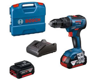 Bosch GSB 18V-55 Professional (2x Battery 5,0 Ah + L-Case)