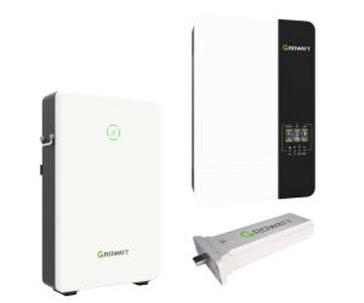 Growatt SPF3500 ES 3,5kW Off-Grid Wechselrichter mit 6,5 kWh Batteriespeicher-Set