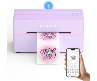 MUNBYN RealWriter 130 Bluetooth Purple