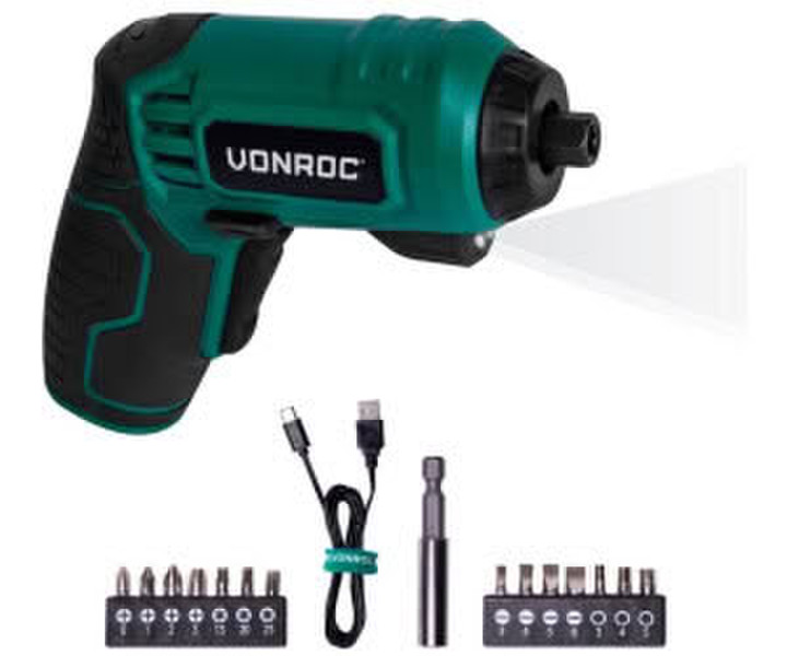 VONROC CD507DC (1 x 1,5 Ah + 14 tips)