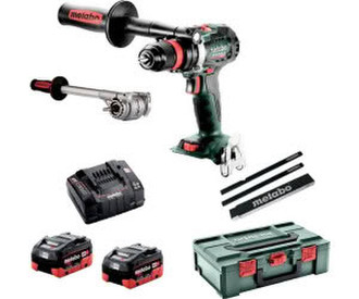 Metabo BS 18 LTX BL Q I (2x 5,5 Ah + Ladegerät + Power X3 + metaBOX +Meterstab + Bleistifte)