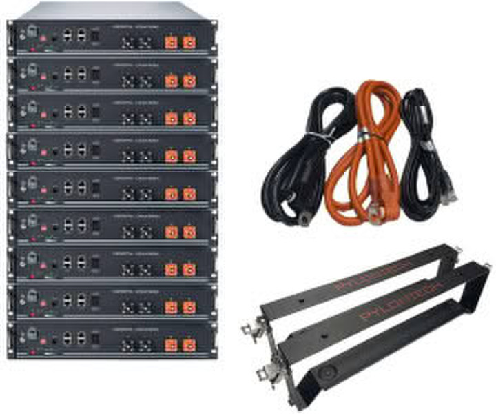 Pylontech 21,6 kWh Solarspeicher Lithium LiFePO4 inkl. Kabel, Halterung und BMS