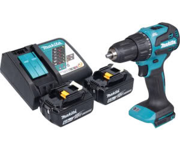 Makita Akku-Schlagbohrschrauber DHP490 + 2x Akku 6,0 Ah + Ladegerät