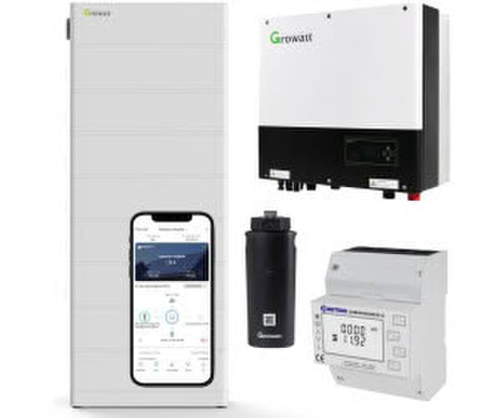 Growatt SPH10000TL3-BH-UP 10kW Hybrid Wechselrichter mit 20.4kWh Solarspeicher-Set