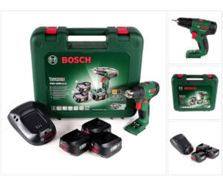 Bosch PSR 1800 Li-2 (mit 3 Akkus 1,5 Ah + Koffer)