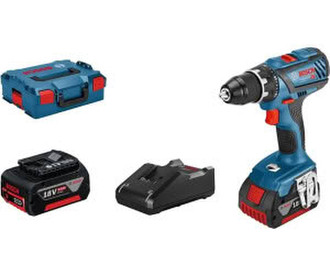 Bosch GSR 18V-28 (2 x 5,0 Ah + Schnellladegerät) in L-Boxx