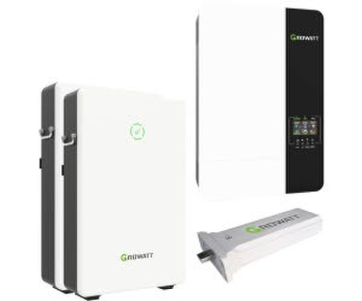 Growatt SPF3500 ES 5kW Off-Grid Wechselrichter mit 13 kWh Batteriespeicher-Set