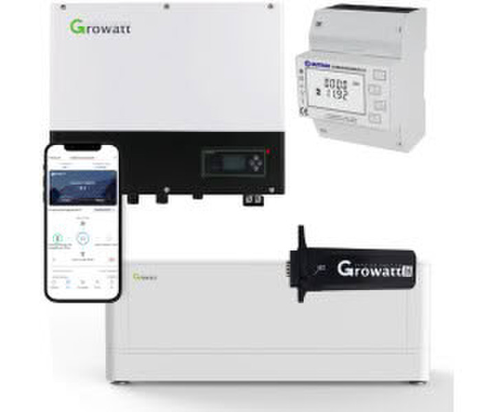 Growatt SPH3600 3,6kW Hybrid Wechselrichter + 2.56kWh Solarspeicher-Set (A9887641)