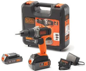 Black & Decker BCD003MEM2K QW With 1x2.0Ah And 1x4.0Ah Battery And Charger And Case