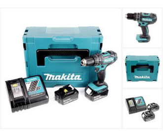 Makita DHP482RMJ (2 x 5,0 Ah + Schnellladegerät) im Makpac