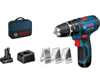 Bosch GSB 12V-15 Professional (1 x 4,0 Ah + 1 x 2,0 Ah)