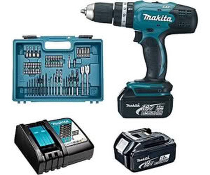 Makita DHP453RFX4 (2 x 3,0 Ah + Schnellladegerät) im Koffer