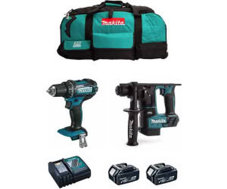 Makita DDF482 (DHR171 + 2 x 5,0 Ah + DC18RC + LXT600)