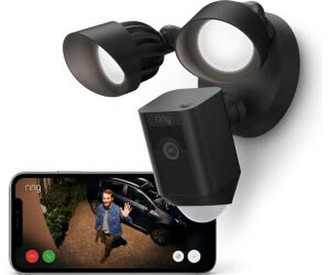 Ring Floodlight Cam Wired Plus schwarz