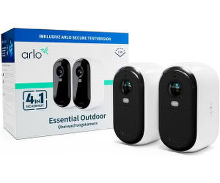 Arlo Essential 2K Outdoor Kamera 2er-Set
