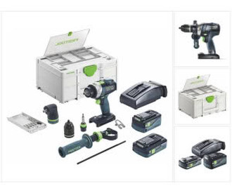 Festool Quadrive TPC 18/4 5,0/4,0 I-Set (577621)