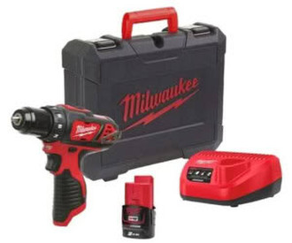 Milwaukee M12BDD-201C (1x 2,0Ah + Ladegerät)