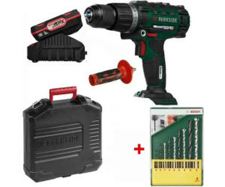 Parkside PSBSA 20-Li C3 + Akku 2 Ah+ Bohrer Set