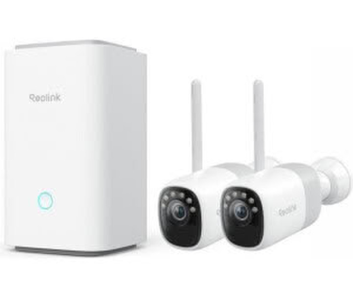 reolink Hub with 2x Altas 2K 4MP Battery Wi-Fi