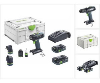 Festool T 18+3 Li-Basic 2x 4,0Ah Akkus + Ladegerät