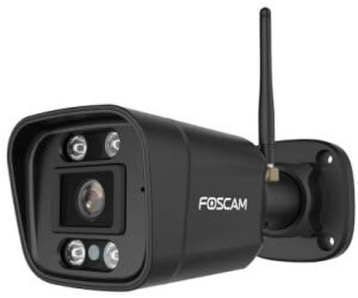 Foscam Outdoor WiFi Camera with Spots and Siren V8P Black Schwarz (V8P-B)