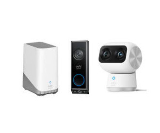 Eufy Cam S350 inkl. Video Doorbell E340 und Homebase 3