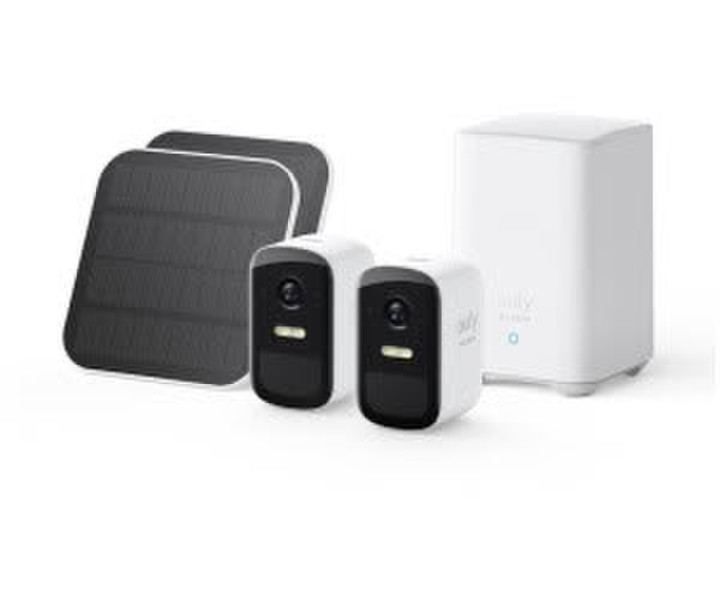 Eufy eufyCam 2C Pro + Solar Panel Ladegerät (Doppelpack)