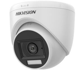 Hikvision DS-2CE76D0T-LPFS Turret 2MP Hybrid Light HD-TVI Weiss