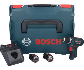 Bosch GSR 12V-15-2-LI Professional 2 x 2,0 Ah + L-Boxx (0 601 868 109)