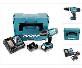 Makita DHP453RTJ (2 x 5,0 Ah + Ladegerät) im Makpac II