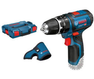 Bosch GSB 12V-15 Professional ohne Akku in L-Boxx mit Halftertasche (0 601 9B6 90E)
