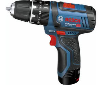Bosch GSB 12V-15 Professional (2x 2.0 Ah + Ladegerät + Zubehörsatz +Koffer)