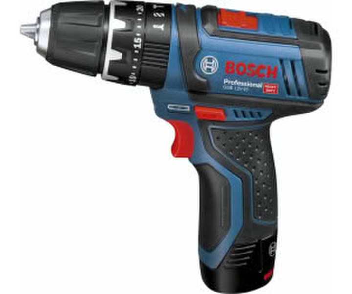 Bosch GSB 12V-15 Professional (2x 2.0 Ah + Ladegerät + Zubehörsatz +Koffer)