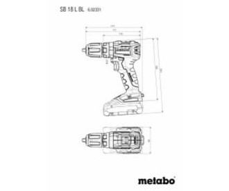 Metabo SB 18 L BL (602331500)