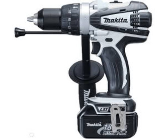 Makita DHP458RWWX (2 x 4,0 Ah + Schnellladegerät + Zubehör-Set) im Koffer