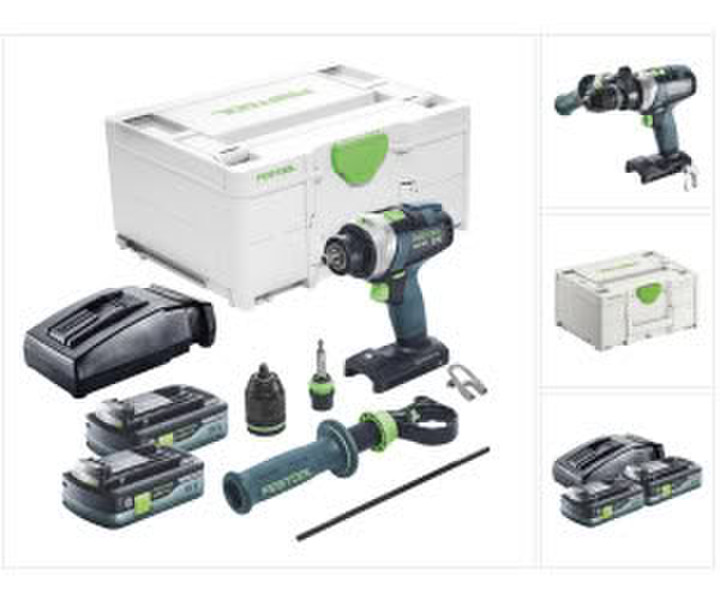 Festool TPC 18/4 ( 2x 4,0 Ah + Ladegerät + Systainer)