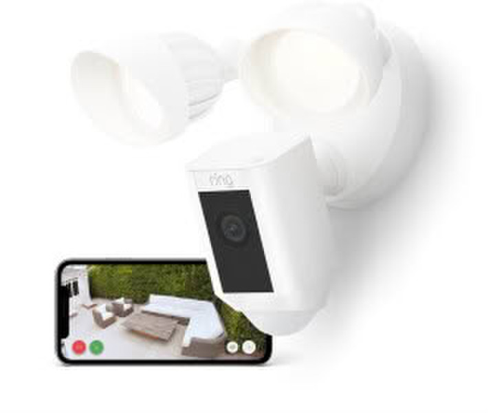 Ring Floodlight Cam Wired Plus weiß